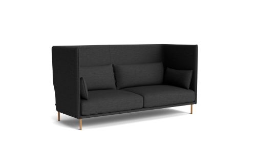 HAY Silhouette Høj Ryg 3 Personers Sofa Mono - Remix 173 / Oiled Solid Oak