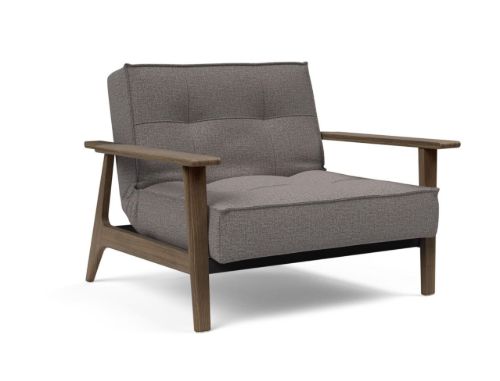 Innovation Living Splitback Frej Chair B: 112 cm - Smoked Oak/521 Mixed Dance Grey
