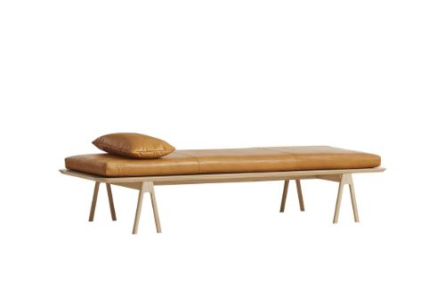 WOUD Level Daybed Pillow 67x23,5 cm - Læder/Cognac