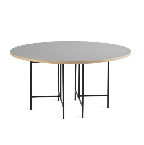 Please Wait To Be Seated Eiermann3 Dining Ø: 120 cm - Sort/Grey
