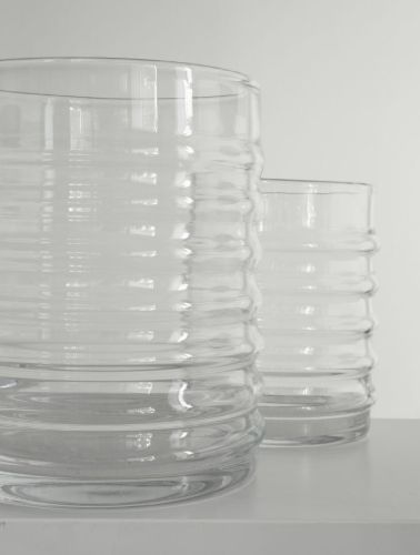 Louise Roe Wilma Glass Vase Ø: 15 cm - Clear
