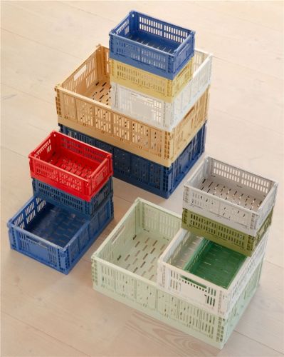 HAY Colour Crate Recycled S 10,5x17x26,5 cm - Dark Blue