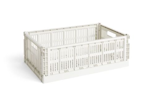 HAY Colour Crate Recycled L 18,5x34,5x53 cm - Off White