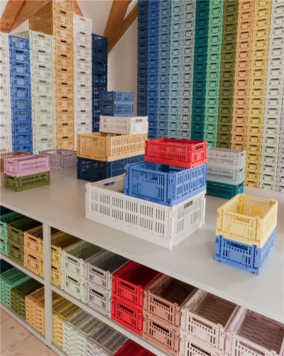 HAY Colour Crate Recycled L 18,5x34,5x53 cm - Off White