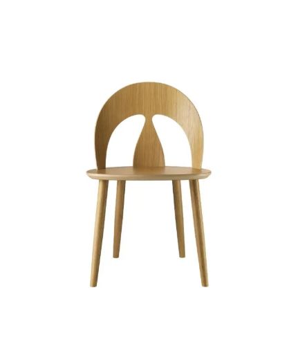FDB Møbler J45 Børge Mogensen Skalstol Svanemærket SH: 45 cm - Eg/Natur