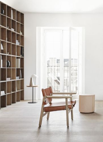 Fredericia Furniture Mono Puf Ø: 39 cm - 90 Natural