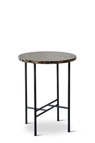 Bent Hansen Metro Sofabord Ø: 45 cm - Emperador Dark Brown