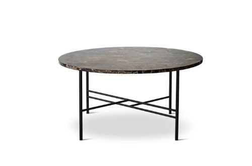 Bent Hansen Metro Sofabord Ø: 80 cm - Emperador Dark Brown