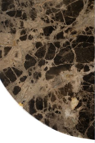 Bent Hansen Metro Sofabord Ø: 80 cm - Emperador Dark Brown
