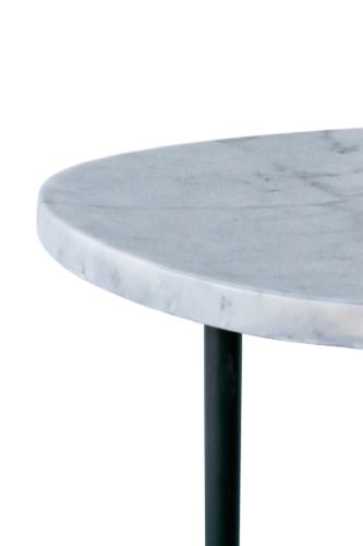 Bent Hansen Metro Sofabord Ø: 80 cm - White Carrara