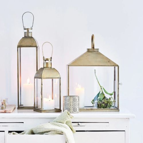 Sika-Design Lanterne Høj H: 55 cm - Messing