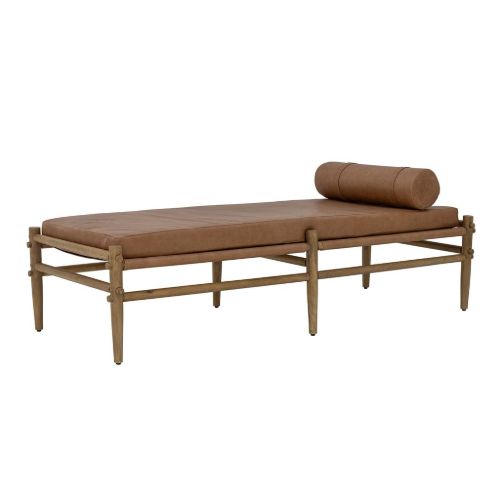 Bloomingville Aysia Daybed 200x56x80 cm - Naturfarvet bøffellæder