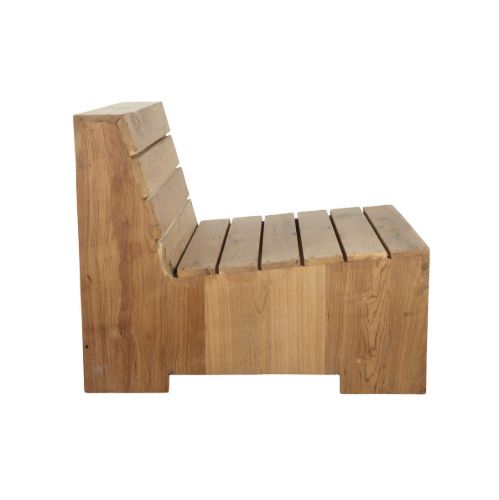 House Doctor Loungestol Woodie SH: 31/36 cm - Natur