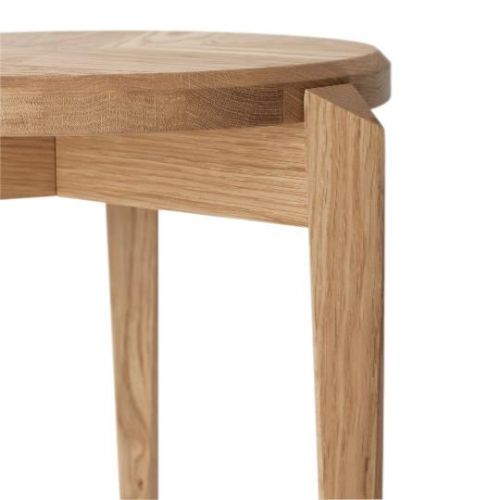 Skovby SM840 Taburet H: 46 cm - Hvidolieret Eg