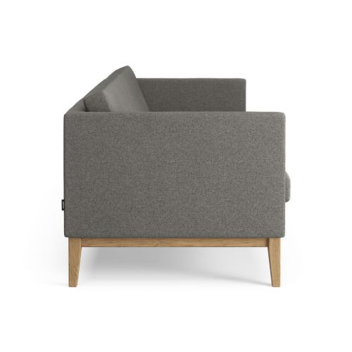 Swedese Madison 3 pers. Sofa med Knapper B: 210 cm - Olieret Eg/Main Line Flax 26