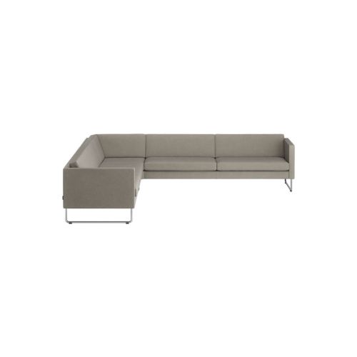 Swedese Madison Hjørnesofa B: 287 cm - Krom/Main Line Flax 02