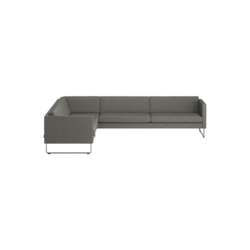 Swedese Madison Venstrevendt Hjørnesofa B: 287 cm - Krom/Main Line Flax 26