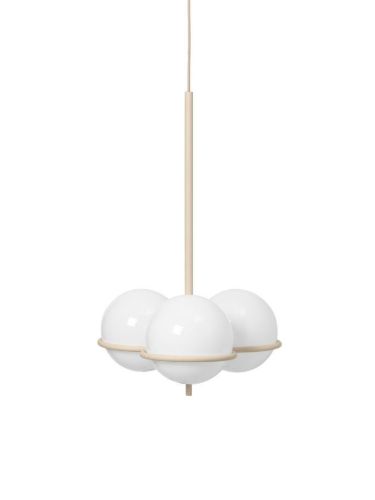 Ferm Living Era Chandelier Ø: 47,6 cm - Cashmere