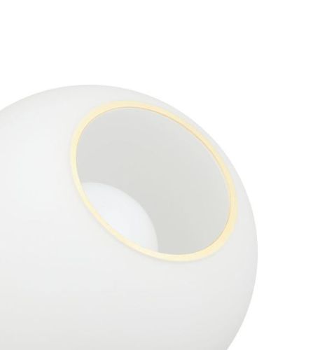 Design By Us Ballroom The Wall Short H: 37 cm - White Snow/Gold