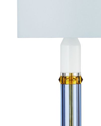 Design By Us Carnival Table Lamp H: 72 cm - Light Blue/Amber/White/Clear
