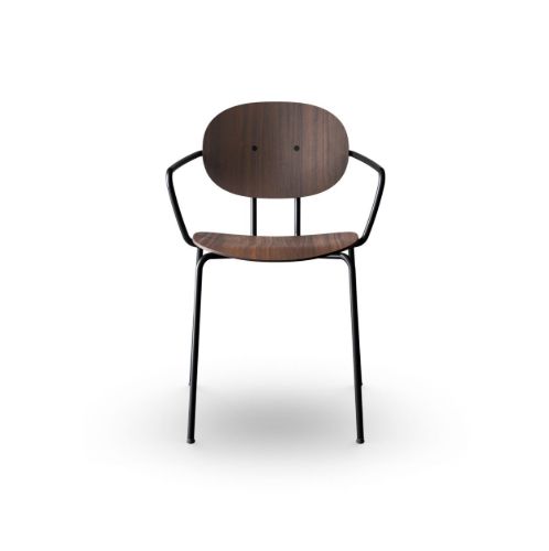 Sibast Furniture Piet Hein Chair w. Armrest SH: 45 cm - Walnut