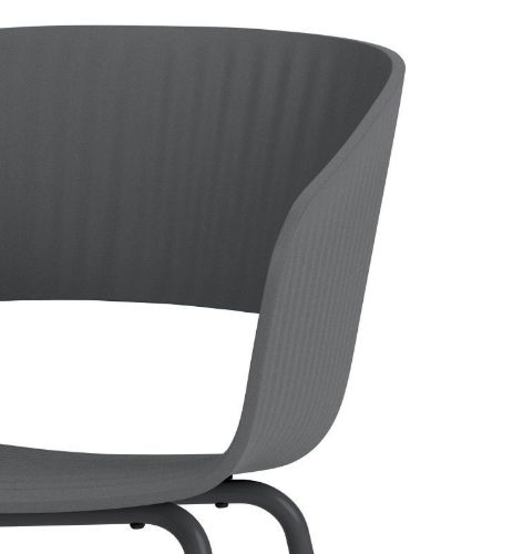 Montana Marée 401 Dining Spisebordsstol SH: 45,9 cm - 04 Anthracite