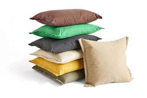 HAY Plica Cushion Planar 55x60 cm - Warm Yellow