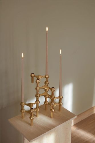 STOFF Nagel Taper Candles by Ester & Erik 6 pcs H: 29 cm - Latte