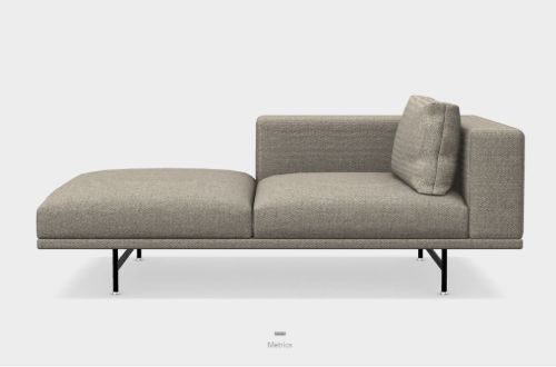 Vipp 610 Loft Sofa Open End Right L: 180 cm - Safire 04