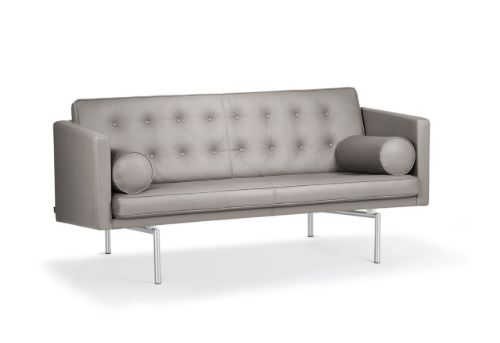 DUX Ritzy 2 Pers. Sofa L: 180 cm - Chrome/Elmo Soft 13087