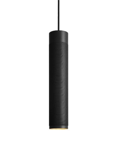 Thorup Copenhagen Patrone Pendel H: 30 cm - Sortbruneret Messing