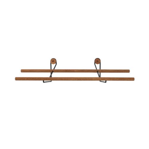 We Do Wood Shoe Rack Small L: 60 cm - Oak/Black