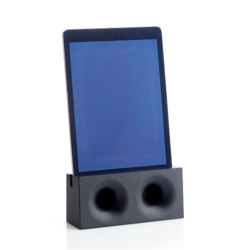 We Do Wood Sono Ambra Tablet L: 17,5 cm - Dull Black Oak