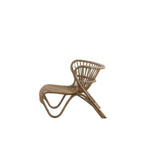 Sika-Design Fox Lounge Chair SH: 34 cm - Polished Antique