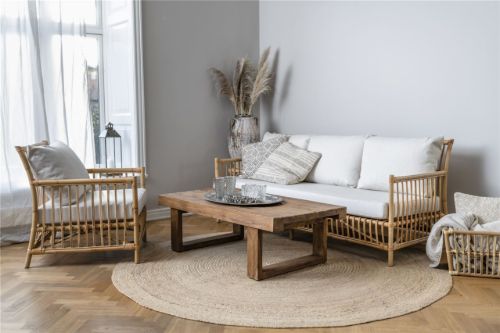 Sika-Design Caroline 3-seater SH: 42 cm - Antique/B450 Tempotest White