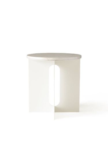 Audo Copenhagen Androgyne Side Table Ø: 40 cm - Ivory