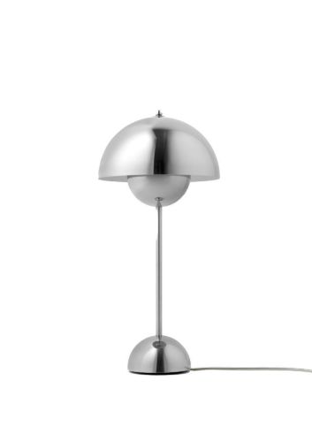 &Tradition Flowerpot VP3 Bordlampe H: 50 cm - Chrome Plated 