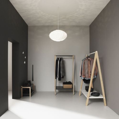 Normann Copenhagen Toj Clothes Rack Small - Grey H 160 x L784x D 59,5