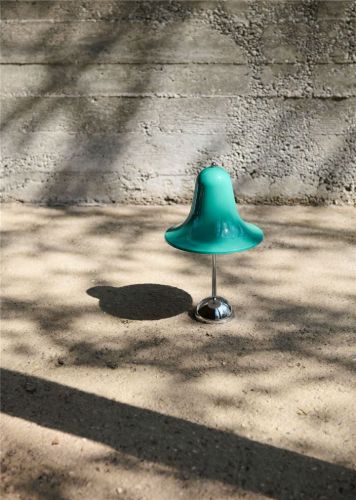 Verpan Pantop Portable Lamp Ø: 18 cm - Metal/Light Teal