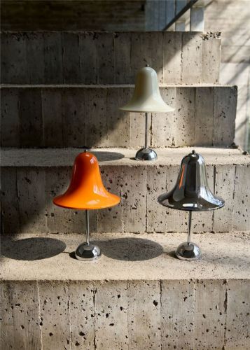 Verpan Pantop Table Lamp Ø: 23 cm - Metal/Vivid Orange 