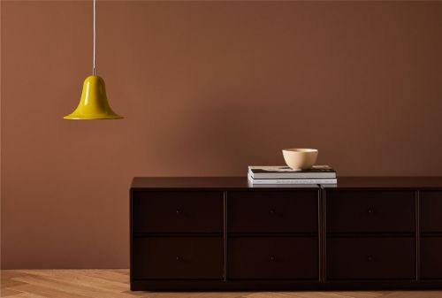 Verpan Pantop Ø23 Pendel Ø: 23 cm - Warm Yellow