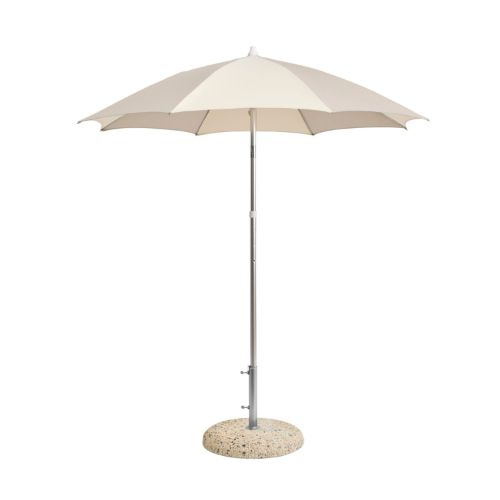 HAY Terrazza Parasol Ottekantet 200x200 cm - Off-White/Grey