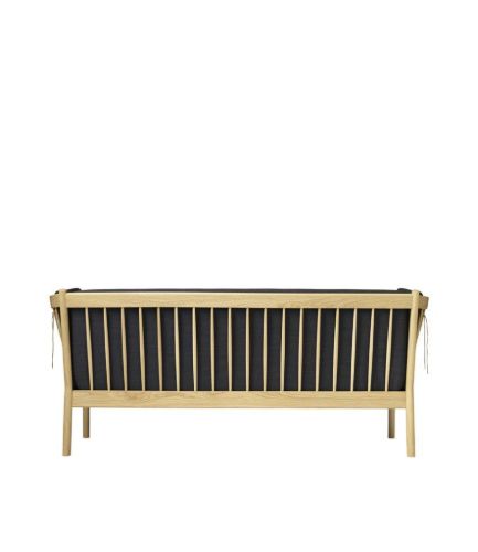 FDB Møbler J149 3 pers. Sofa Erik Ole Jørgensen L: 185 cm - Eg/Dark Grey