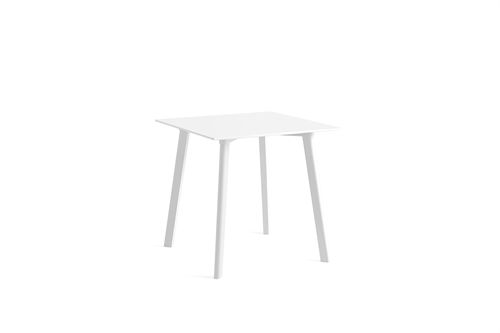 HAY CPH Deux210 Spisebord 75 x 75 cm - Pearl White Painted Solid Beech/Pearl White Laminate