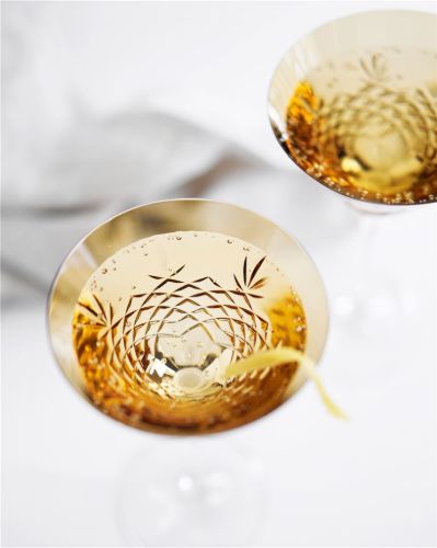 Frederik Bagger Crispy Cocktail Glas 2 stk 22 cl - Citrine/Amber