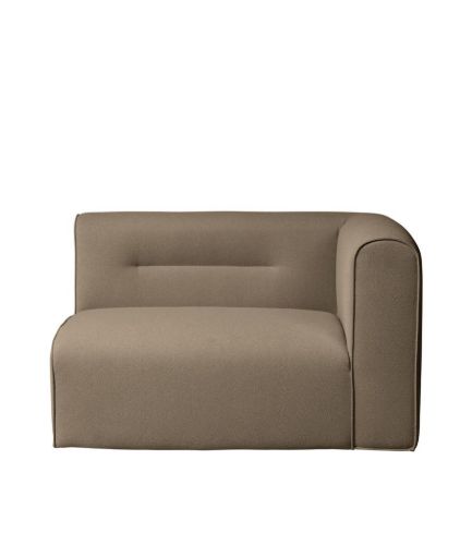 FDB Møbler L44 Højre Sofa Modul 124x98 cm - Taupe 