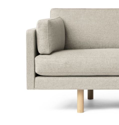Erik Jørgensen EJ220 2062 2 Pers. Sofa 100 L: 212 cm - Bardal 220/Eg