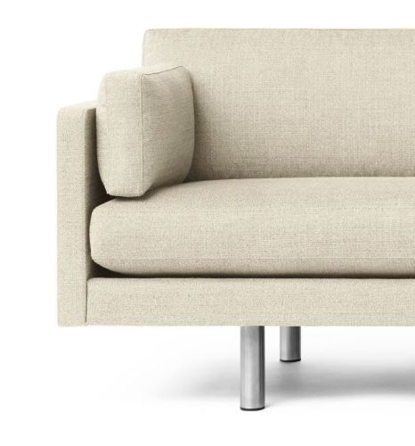 Erik Jørgensen EJ220 2062 2 Pers. Sofa 100 L: 212 cm - Osumi 40/Krom