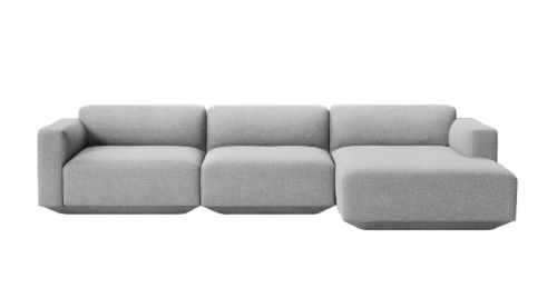 &Tradition Develius 3 Pers. Sofa med lav arm og Højrevendt Chaiselong L: 309 cm - Hallingdal 130