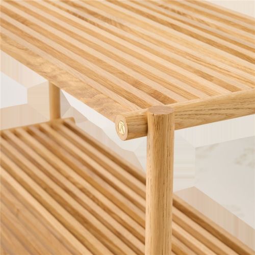 Andersen Furniture Column Shoe Rack L: 87 cm - Mat Lakeret Egetræ